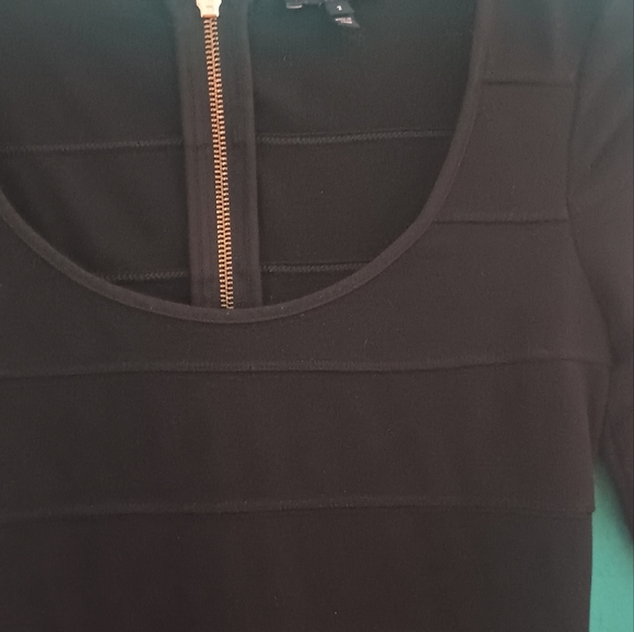 Juicy Couture black scoop neck long sleeve dress - Picture 7 of 9